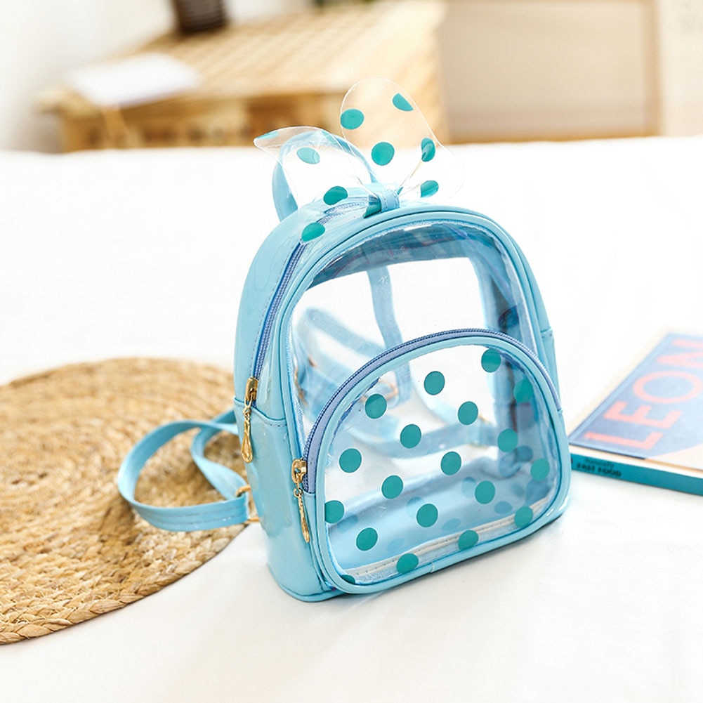Brand Kids Baby Girls Everyday Mini Backpack Cute Toddler Infant Clear Transparent Kindergarten Book School Daypack Bag