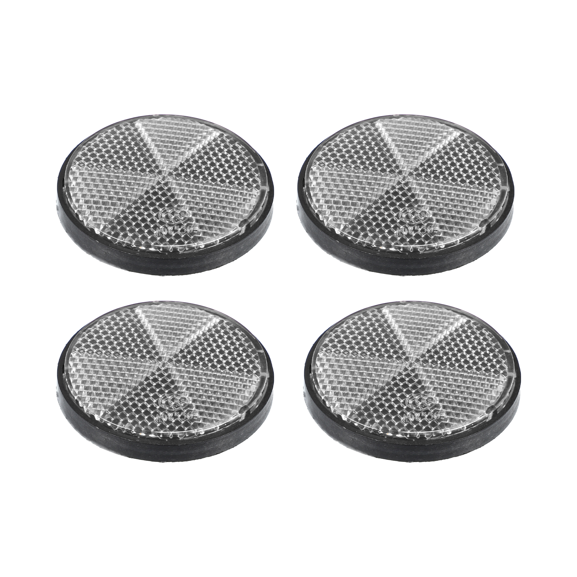 Motoforti 4/6/10 pz M6x1.0 Striscia di Avvertimento Nastro Adesivo Riflettente di Plastica Universale Montaggio A Vite Riflettore Decalcomanie per Moto: Lavanda