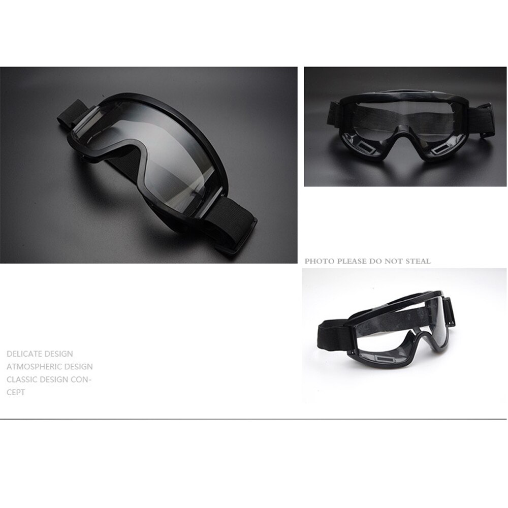 Gafas de sol de motocicleta para hombre y mujer, lentes de Motocross para todoterreno, ATV, trabajadores de la construcción, uso diario, máscara facial para exteriores: F