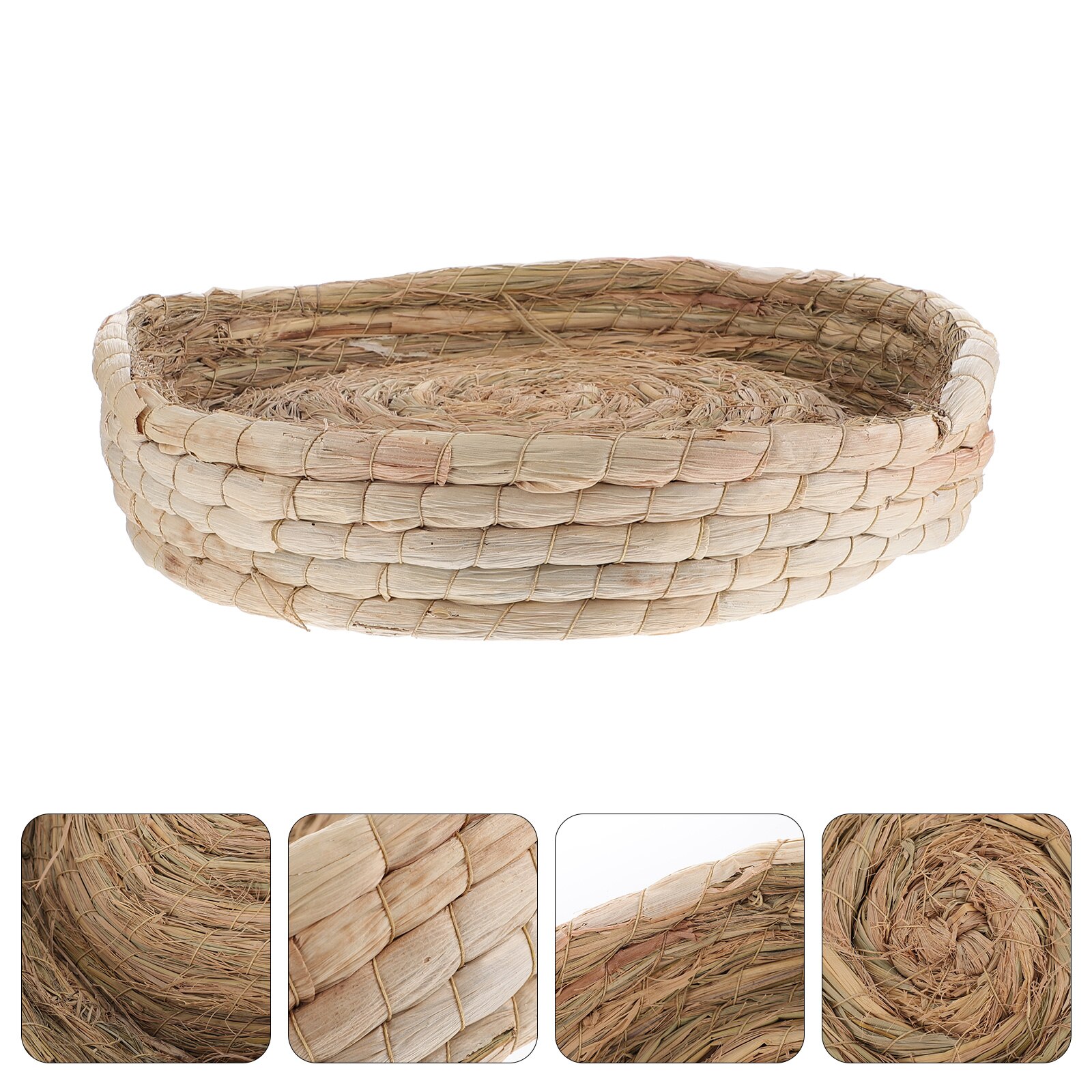 Chicken Bird Nest Woven House Straw Woven Bird Breeding Nest Hatching Nest