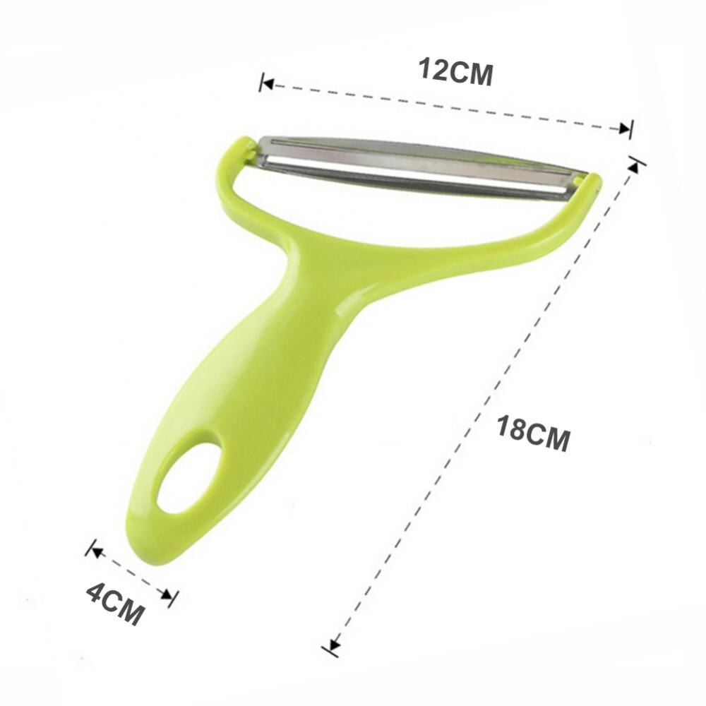 1Pc Rvs Kool Rasp Kool Wortel Brede Mond Slicer Komkommer Aardappel Schil Dunschiller Keuken Accessoires