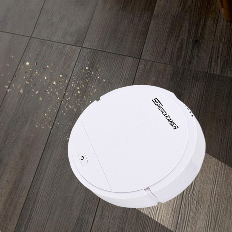 Robot Vacuum Cleaner Wet Cleaner Sweeper Dust Dry Robot and Floor Robot Smart Vacuum Automatic Smart Sweeper Battery Edition