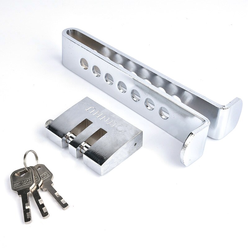 Universal Brake Pedal Lock Throttle Accelerator Security Steel Stainless Anti-Theft Tool Pedal Lock Car Truck Clutch Lock Auto