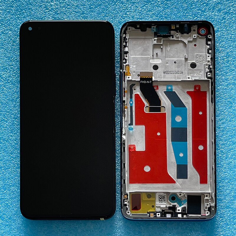 6.67 &quot; opprinnelig til huawei honor 50 lite ntn -lx1 lcd-skjermramme berøringspanel digitizer til honor 50 lite ntn -l22l -skjerm