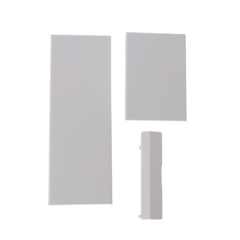 Memeory-Tapa para ranura de tarjeta de repuesto, 3 piezas, para Nintendo Wii, B85B: Blanco