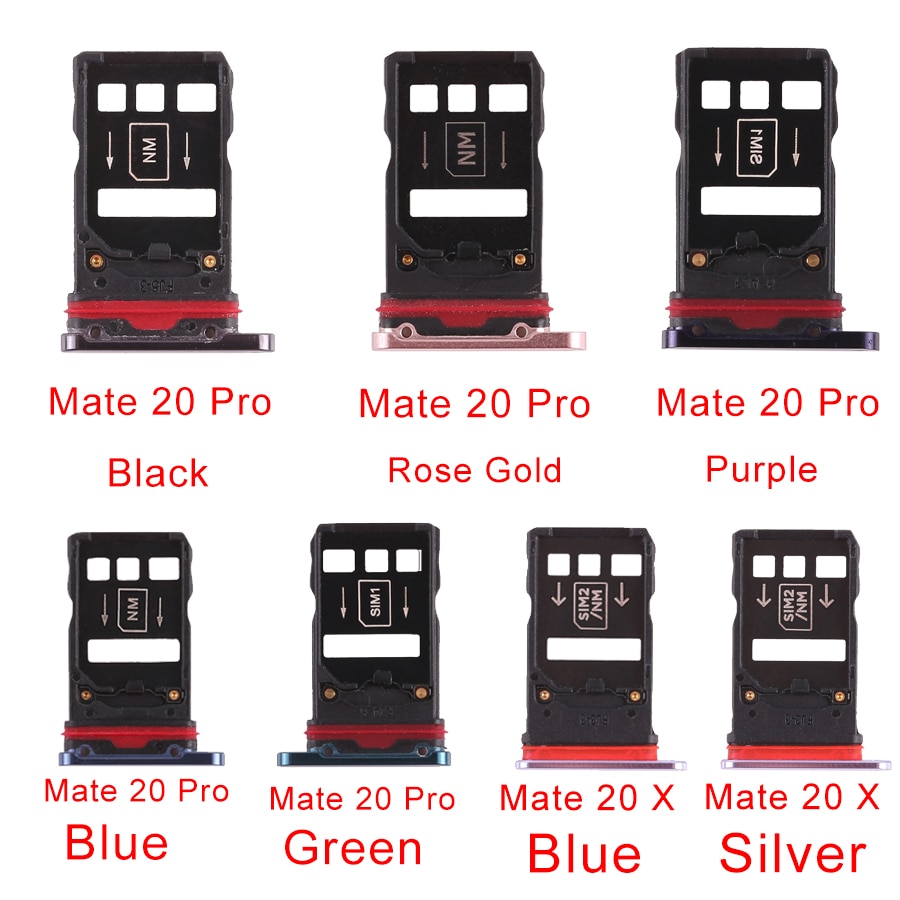 plateau de carte SIM pour Huawei Mate 20 Pro \ 20 X