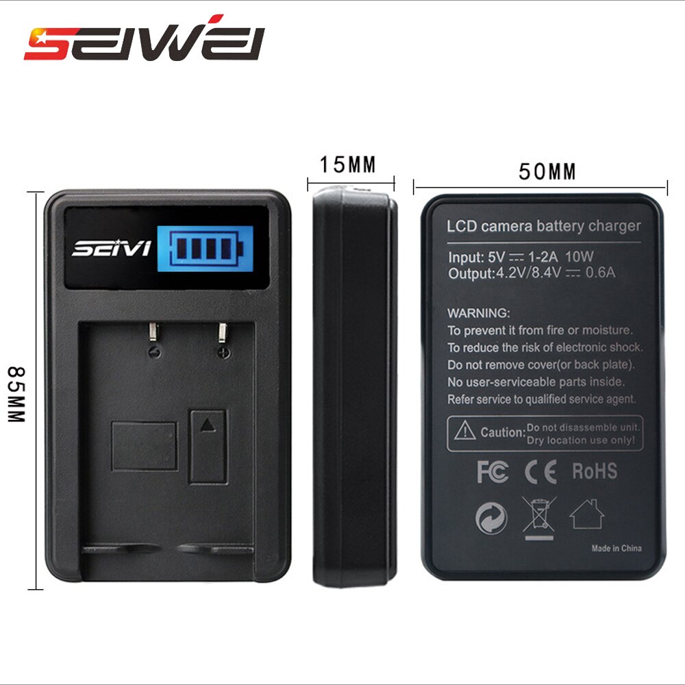 Camera Battery and USB Charger Set - 1800mAh NP-FV70 Battery for Sony HDR-CX Series