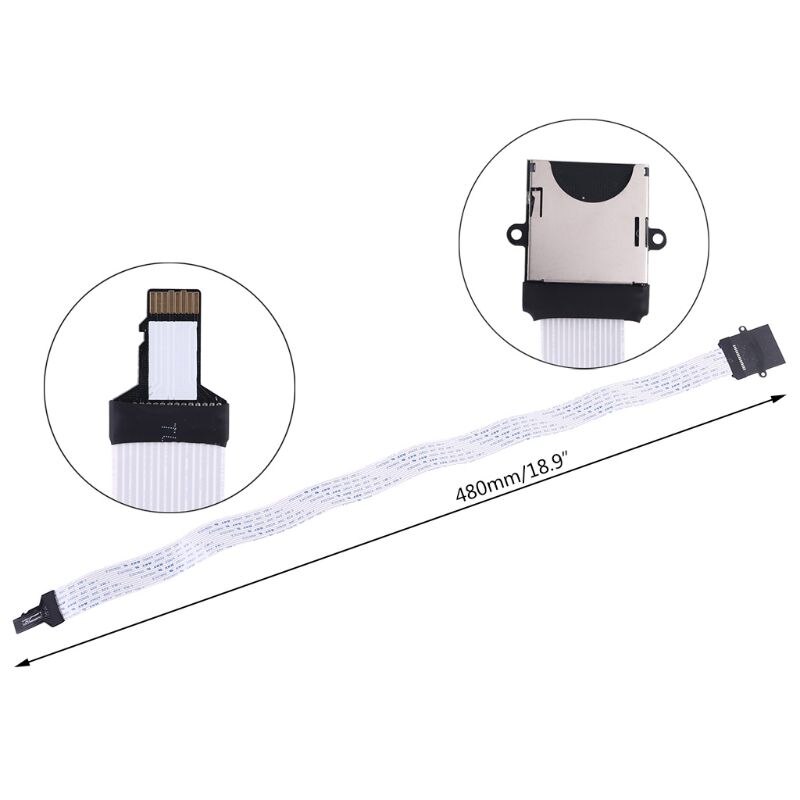 Innov8® Kit Estensore Per Scheda Micro-SD TF A SD Femmina - Cavo FPC 25 Cm
