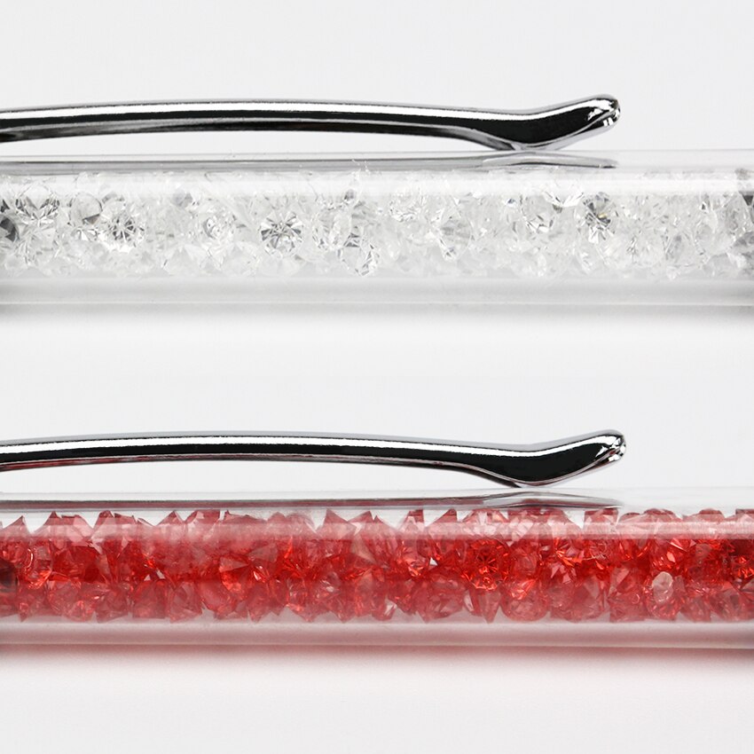 10pcs 2in1 Crystal Point Diamond Stylus Screen Capacitive Touch Stylus Pen for Universal Pad Tablet+Ball Point Pen