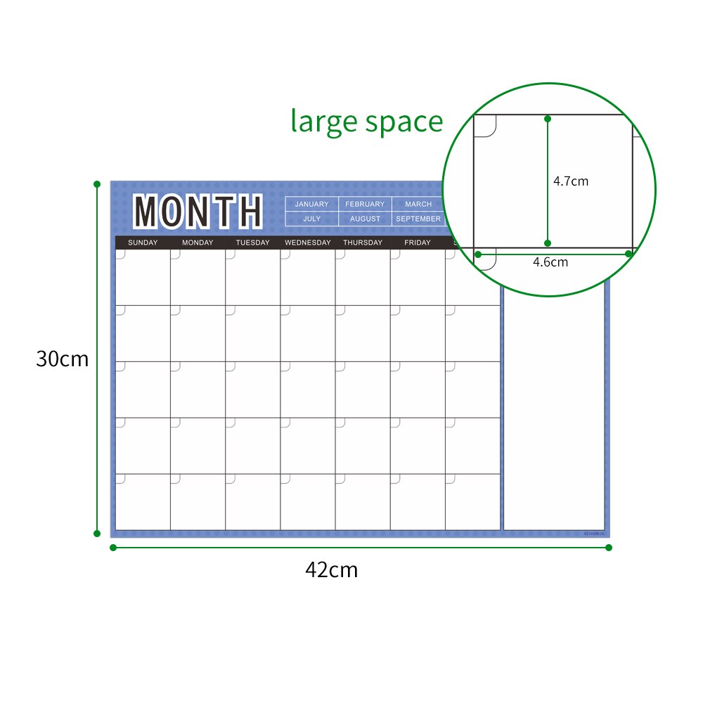 Magnetische Wöchentlich Monatlich Planer Kühlschrank Magnet Kinder Täglichen Gute Gewohnheit Lästige Pflicht Diagramm Studie Plan Kalender Zeichnung Graffiti Whiteboard