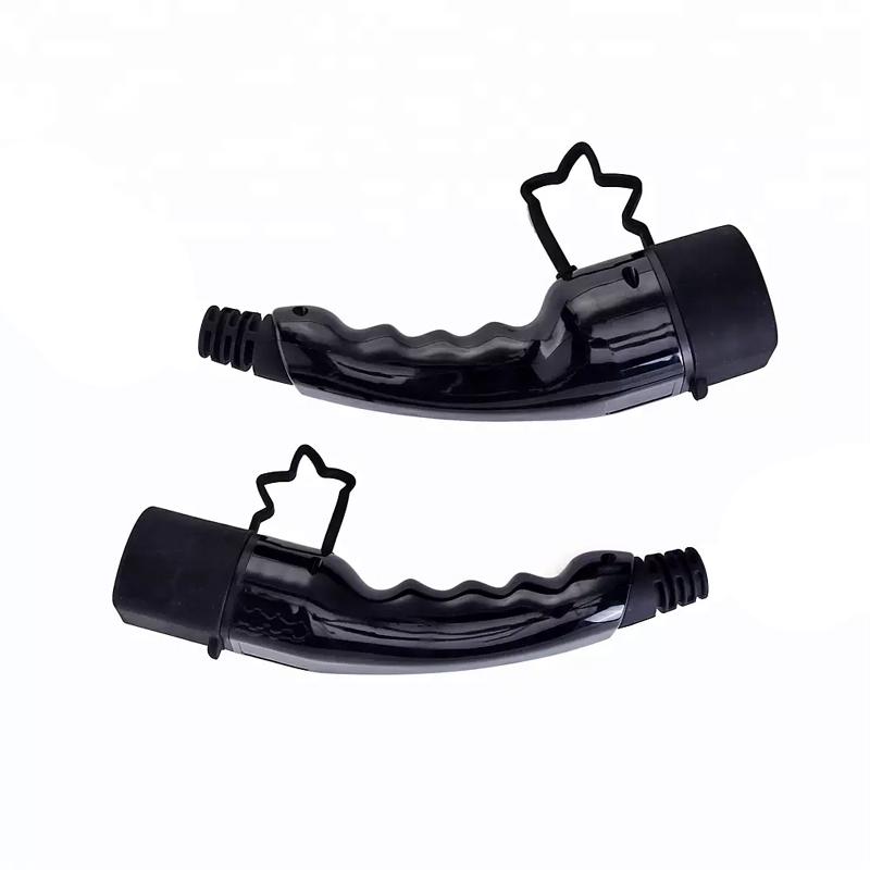 Adaptador de enchufe tipo 2 para coche eléctrico, conector IEC 62196 Mennekes 32A 16A, 3 fases, 1 fase única, hembra, estilo europeo