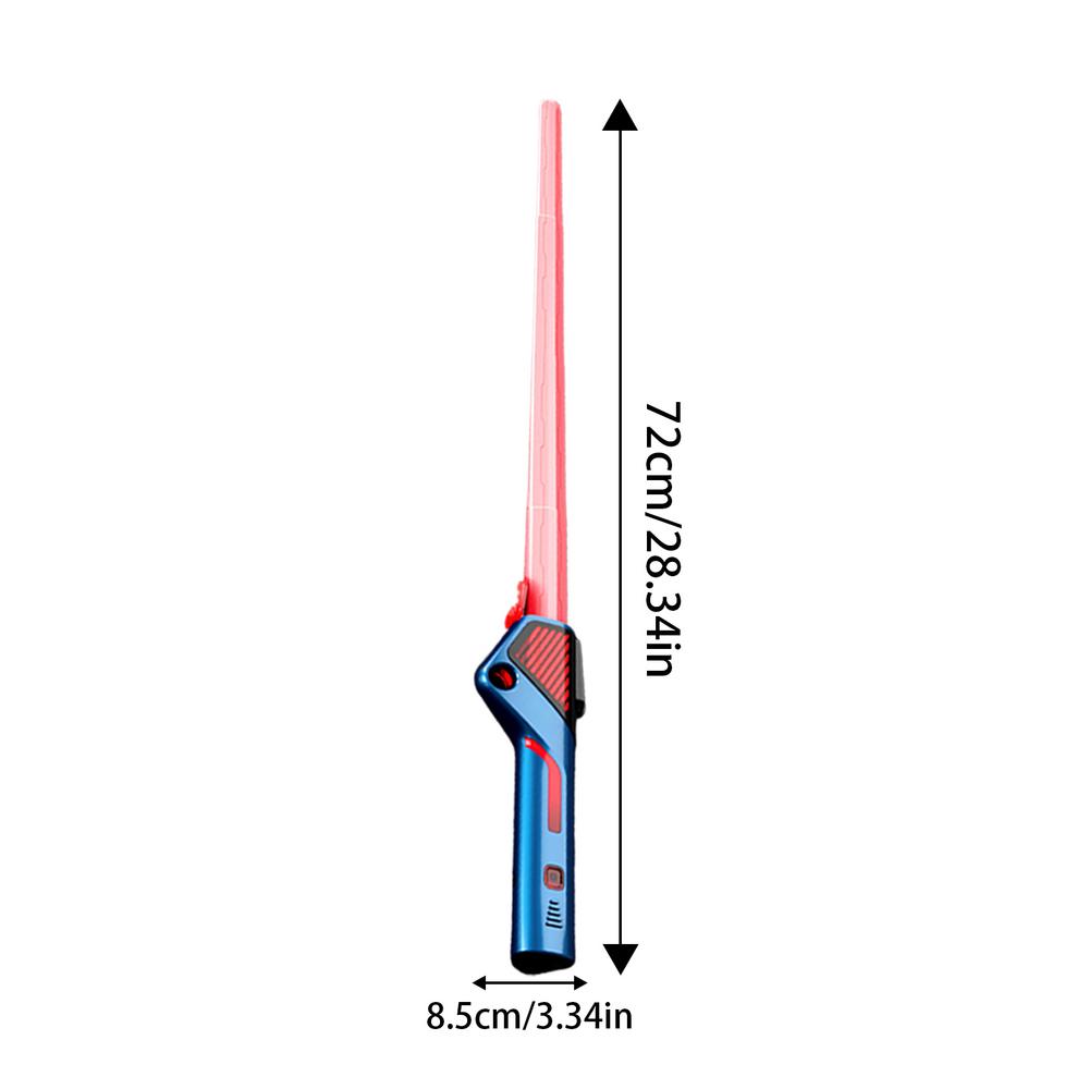 Telescopic Lighting Rod Cool Flashing Cheer Tube Stick Toys Boys And Girls Colorful Celebrity Concerts Atmosphere Decors: Blue
