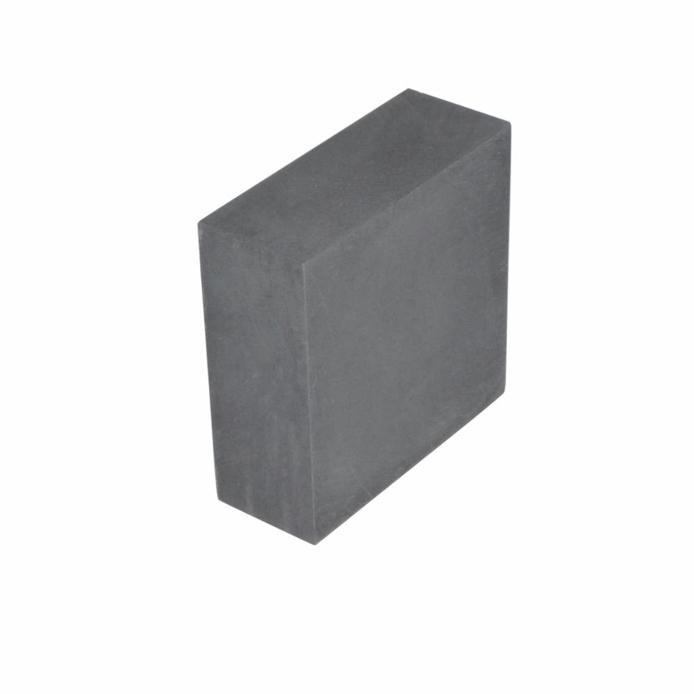 99.95% Purity Graphite Ingot Block Graphite Plate Milling Surface 50x50x20mm / 100x100x20mm