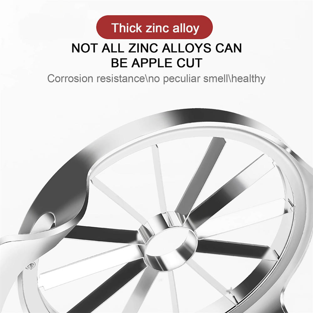 12-Blade Extra Large apple Cutter Slicer,Stainless Steel Ultra-Sharp Fruit Corer Slicer Tools Kitchen Accessories