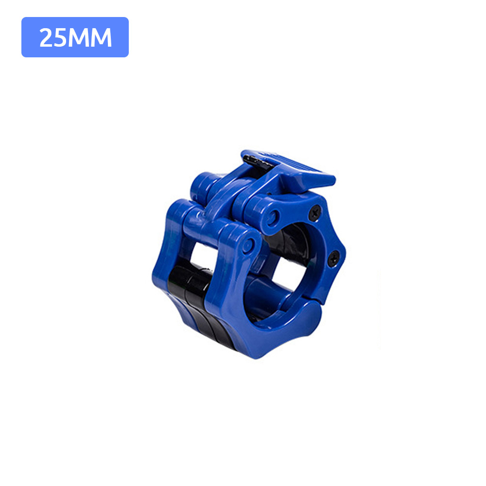 25mm 28mm 30mm Spinlock Collars Barbell Collar Lock Dumbell Clips Clamp Weight Lifting Bar Gym Dumbbell Fitness Body Building: 25mm Blue -1