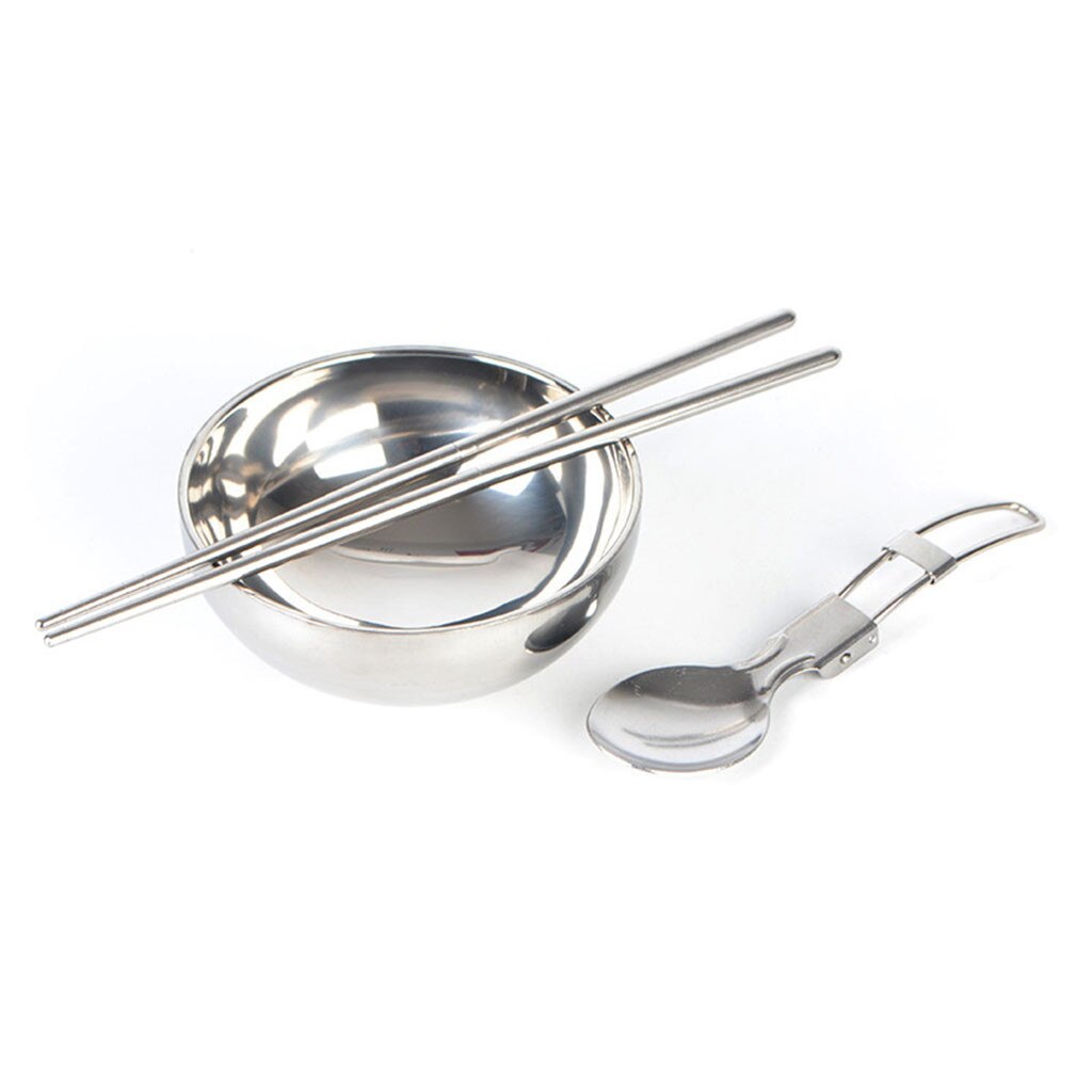 3 In1 Camping Servies Outdoor Pannenset Potten Toeristische Gerechten Bowler Keuken Tool Instrument Gebruiksvoorwerpen Wandelen Picknick Reizen