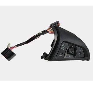 Cruise Control Switch Phone Cruise Control Volume Channel Remote Car Steering Wheel Control Button For Chevrolet Cruze: Gray