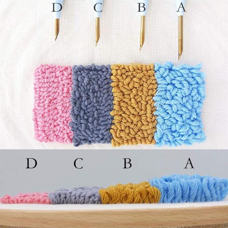 Embroidery Punch Needle, Punch Needle Tool with Needle Punch Kit for Beginners, Embroidery Hoops, Country Night