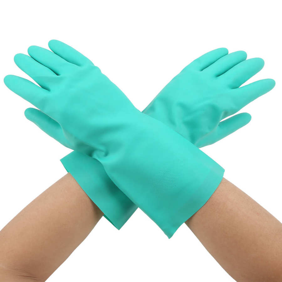 1 Pair Nitrile Rubber Gloves Hands Protection for Household Agriculture Cleaning Laboratory Paint Nitrile Rubber Gloves