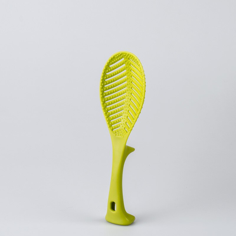 Accesorios de cocina paleta de arroz de pie cuchara de arroz servir cuchara utensilios de cocina plásticos vajilla: Rojo