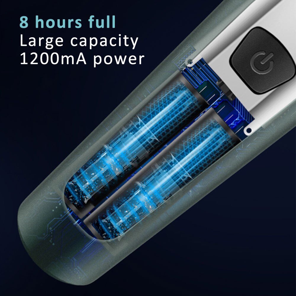 Electric Trimmer Razor for Men Waterproof Electric Shavers Wet &amp; Dry Use Rechargeable Battery Rotary Shavers Machine shaving