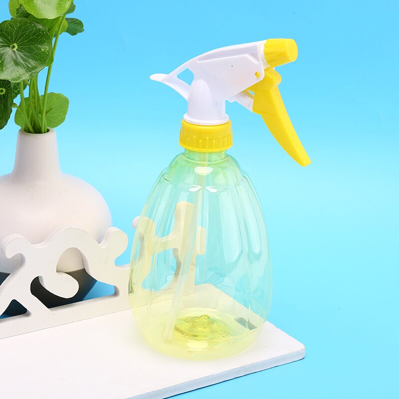 500ml genomskinlig plast tom sprayflaska handtryck spray vattenkokare