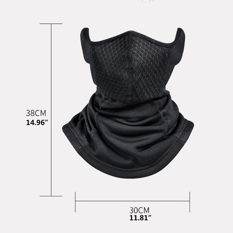 Half Gezicht Cover Bandana Masker, Halsbeenkap Warmer, Winter Multifunctionele Motorfiets Cycing Hoofddeksels Boorden, Lichtgewicht Sjaal