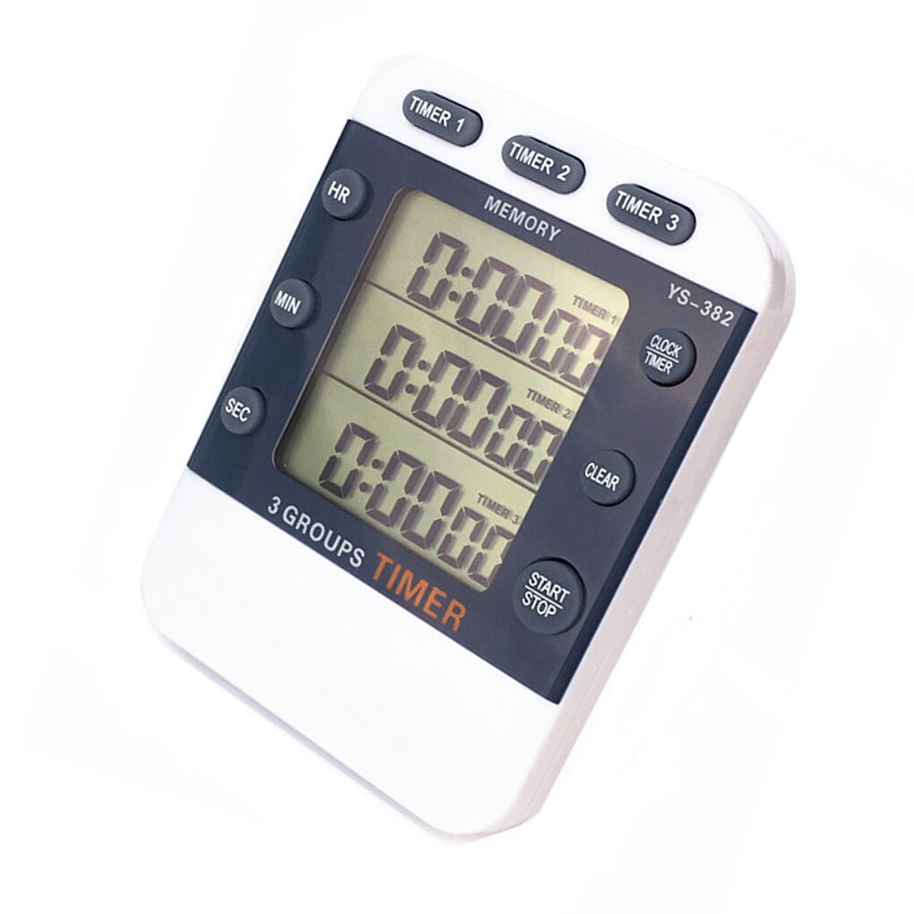 Digital Kitchen Cooking Timer Clock 3 Channels Sim... – Vicedeal