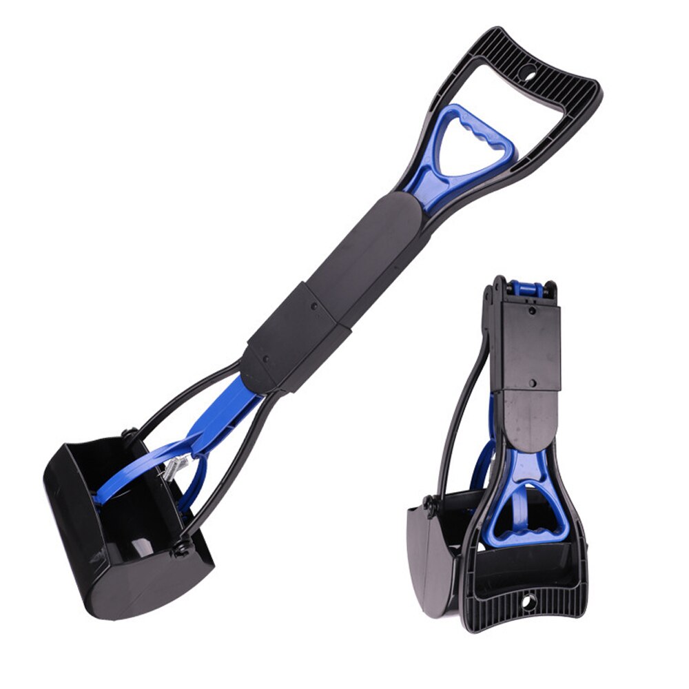 Ramasse-crottes pour animaux de compagnie, pelle à crottes de chien à long manche, pelle à crottes à mâchoire, ramassage des déchets d'animaux, outils de nettoyage extérieur pour animaux de compagnie: Un