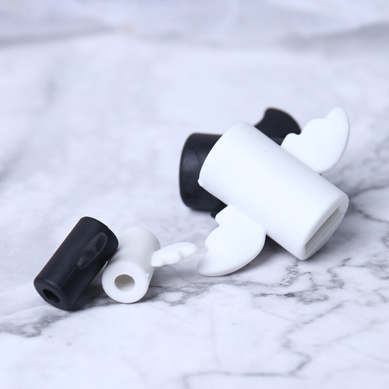 1Pair Lovely USB Charging Data Cable Earphone Line Cord Winder Protection Sleeve