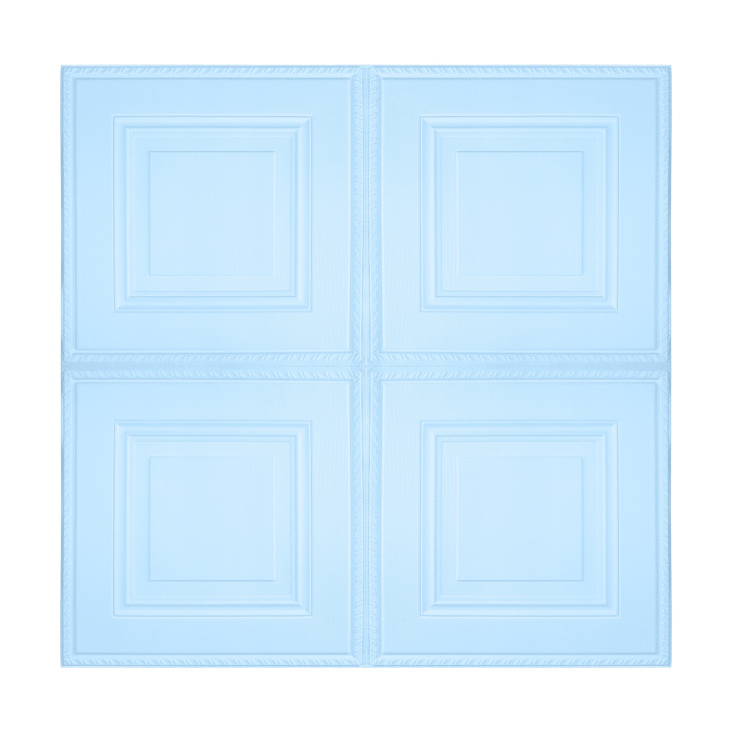 Three-dimensional wall stickers living room TV background wall wallpaper decorative wallpaper waterproof wall stickers: blue