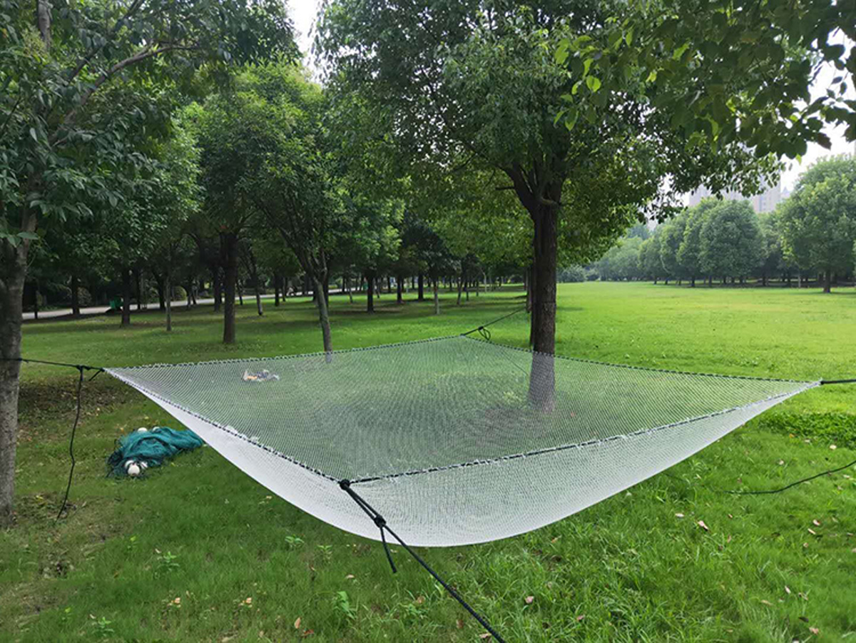 Wytrzymała siatka nylonowa, wiązana siatka przeciw ptakom Ogrodzenie ogrodowe i siatka ochronna na uprawy, miękka nylonowa sieć rybacka Siatka na kurczaka dla kota
