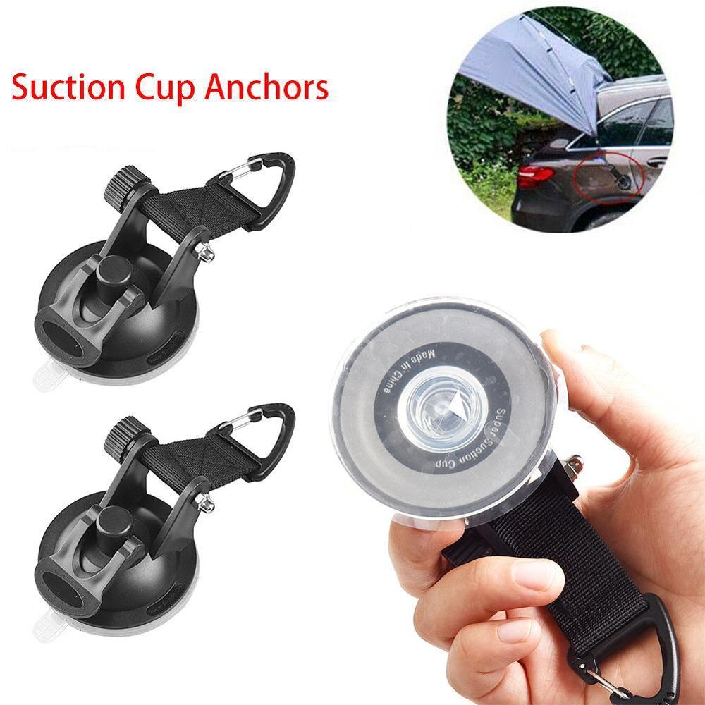 2 Stuks Auto Tent Vaststelling Haak Autoruit Zuignap Outdoor Camping Tent Haak