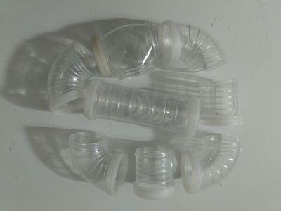 Hamster tillbehör transparent akryl bur jaula hamster tunnel beslag billiga små husdjur leksaker tillbehör: Vit