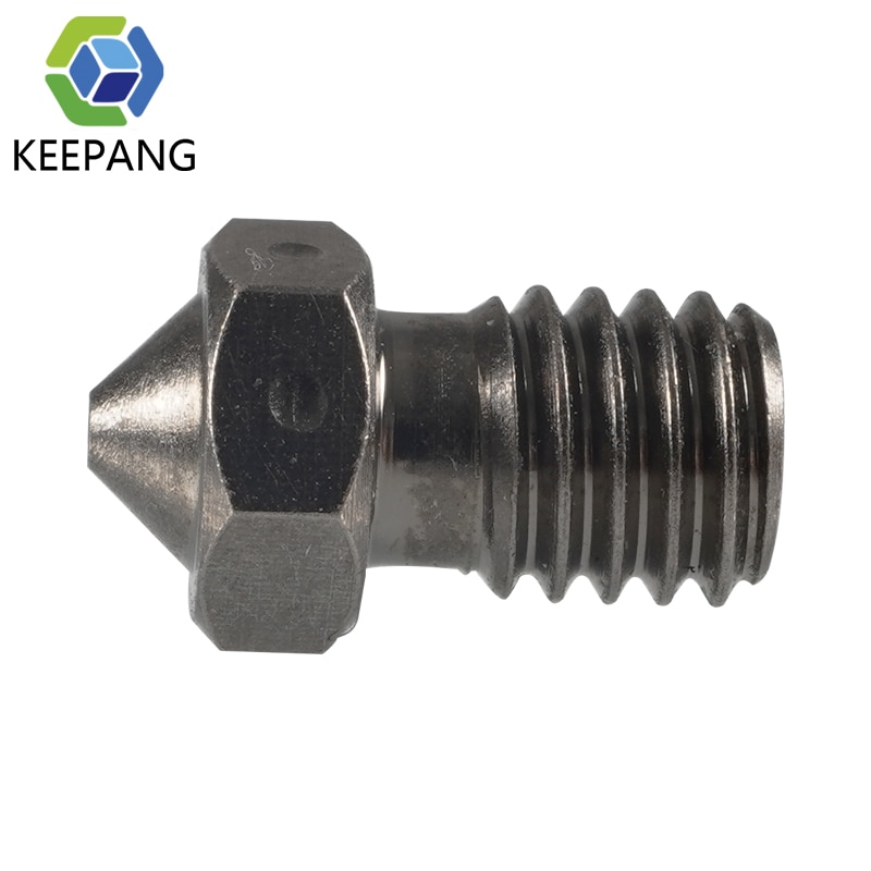 KeePang – buse d'imprimante 3D, en acier moulé Super dur V5 V6, extrudeuse résistante à la Corrosion M6, filetage 1.75mm