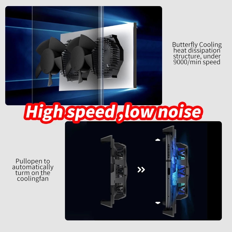 Original Nubia RedMagic 6 Gaming Phone Dual Core Fan Cooler for Red Magic 6 Pro ICE Dock Redmagic 6S Pro cooling back clip