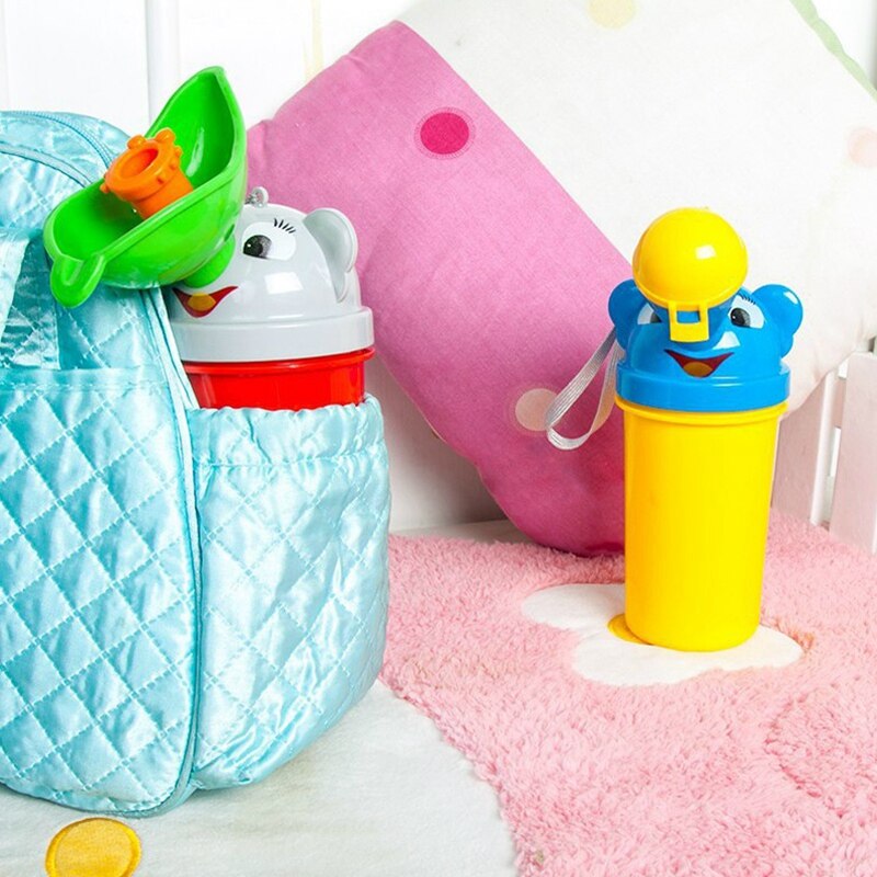 Portable Potty Training Urinal Emergency Toilet for Baby Boys and Girls,Yellow,Red,2 Pack