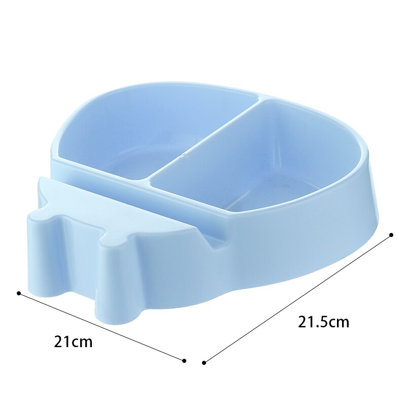 Plastic Fruit Plate Dish for Nuts Dry Fruits Lazy Snack Bowl Melon Seeds Candy Storage Box Organizer with Phone Holder: Blue