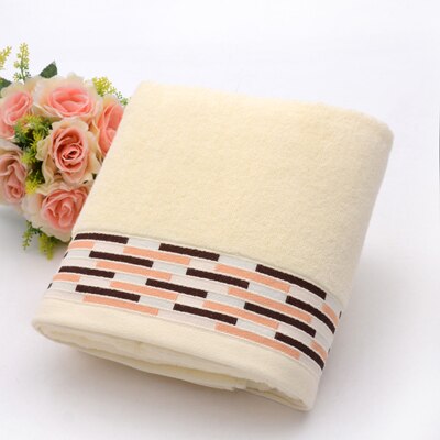 Face Hand Towel - 1PC 100% Cotton towel for adult towels bathroom face care magic brand towel toalha 34*74cm: YELLOW