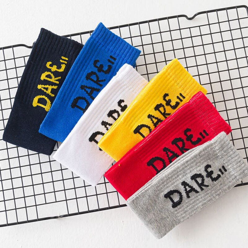 Balleenshiny Harajuku Street Wear Ankle Baby Socks Unisex Hip-hop Breathable Sport Socks Autumn Winter Kids Socks