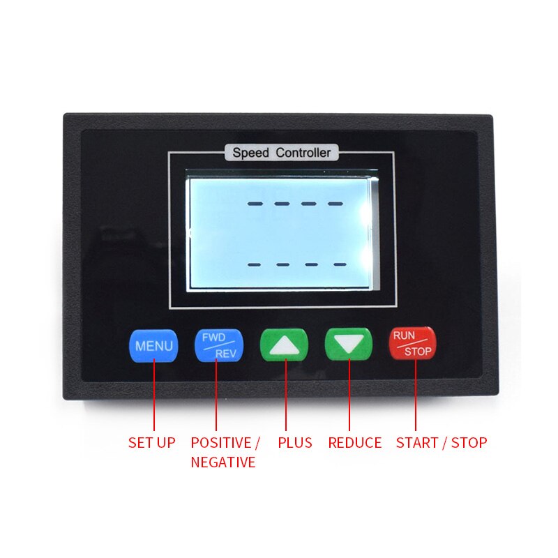 Digital Display adjustable Speed Control for Electric Motor DC Motor Speed Controller Timing controller Reversible