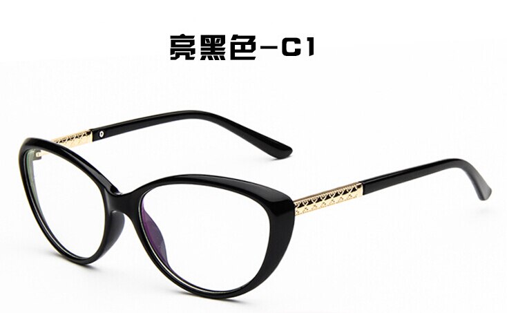 Japanse Cat Eye Vrouwen Brillen Frame UV400 Bescherming Vrouwelijke Computer Bril Monturas De Gafas Occhiali: C1