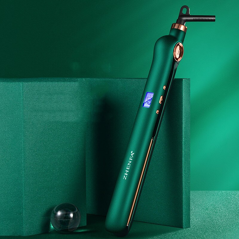 Lisseur à température réglable LCD, tendance, double usage, pour coiffeur, attelle de cheveux lisse