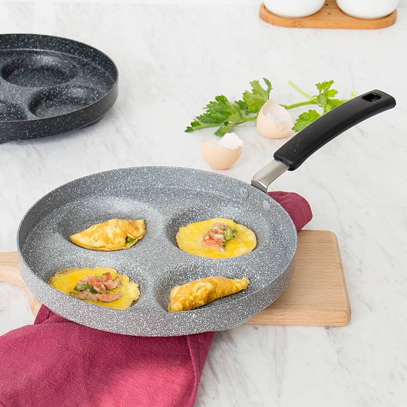 Multiform non-stick æggepande stegepande gryde morgenmad æggeform pandekagemaskine køkkengrej madlavningsværktøj køkkentilbehør