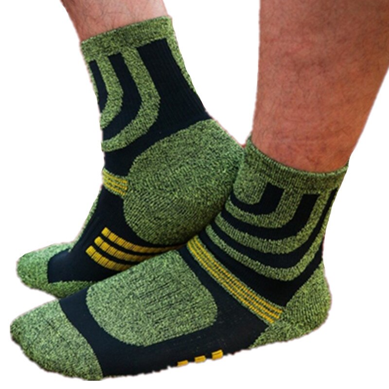 Outdoor Sokken Fietsen Slijtvast En Comfortabel Herfst En Winter Dikke Handdoek Bodem Coolmax Mannen Sport Sokken