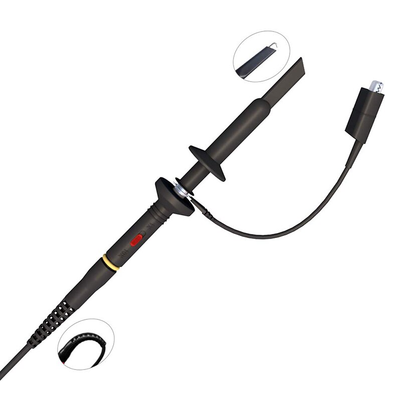 Sondes d'oscilloscope MCX 60MHz 1X pince crocodile 10X pour Mini Oscilloscope Portable DSO Nano DS201 DS202 DSO201 DSO202