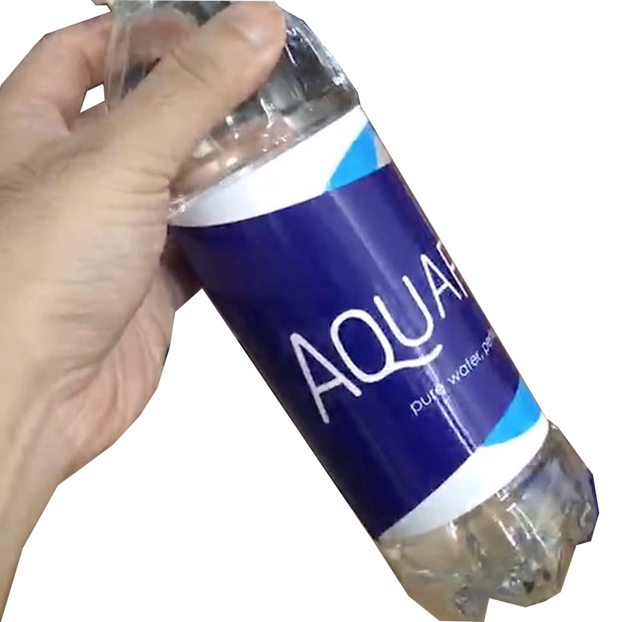 Vandflaske stash sikker boks med en madkvalitets lugtbeskyttet pose