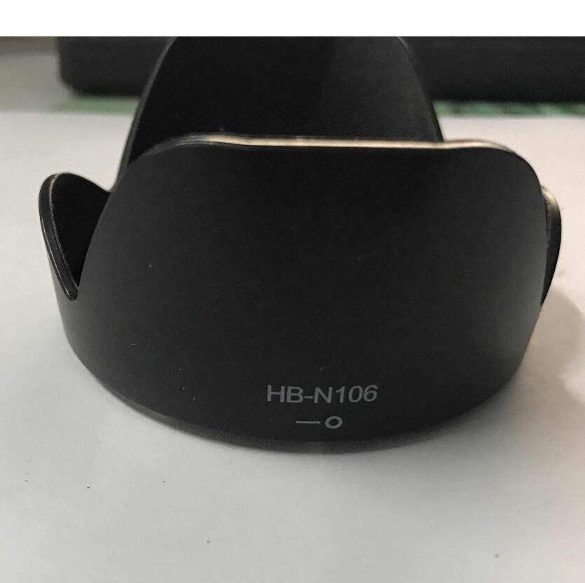 Kamera Gegenlichtblende HB-N106 Bajonetthalterung für Nikon D3500 D5600 mit AF-P DX Nikkor 18–55 mm f/3,5–5,6 G VR 55 mm Filterobjektiv: Beige