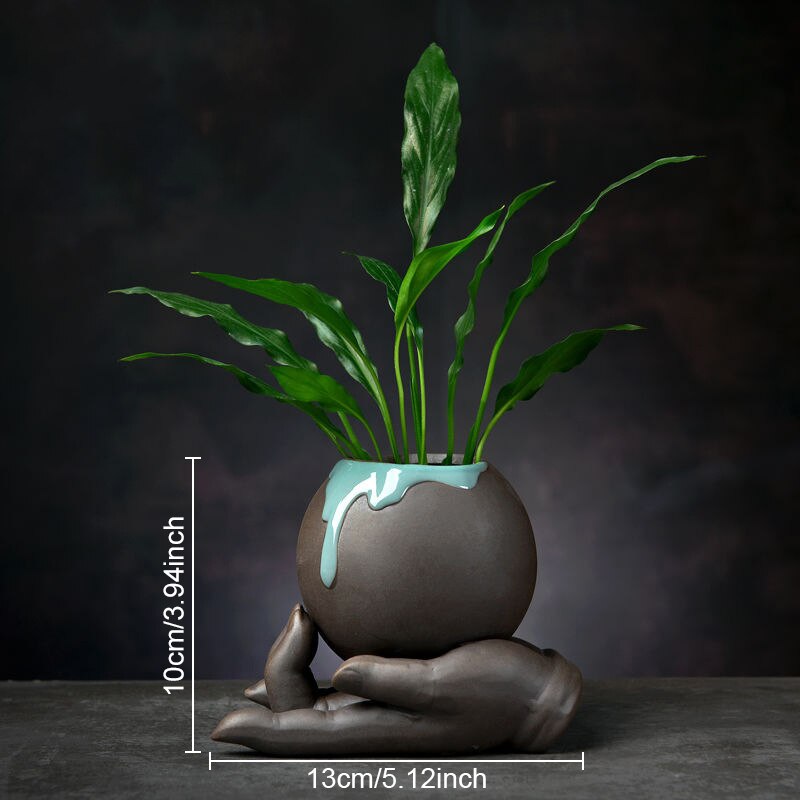 Buddha Hand Vase Kreativitt Achtziger Stein Mhle...  Grandado