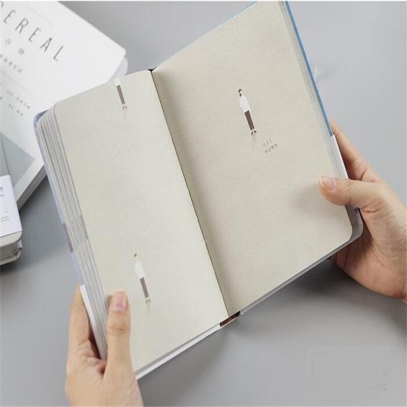 Carnet de notes «voyage seul», carnet de notes à couverture rigide, papiers artistiques vierges, Agenda quotidien, étude, carnet de notes, papeterie, pour bureau